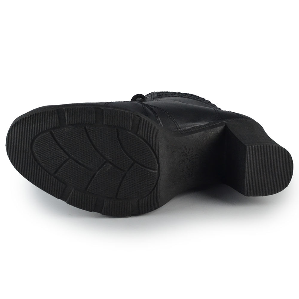 Bota Cano Curto Salto Alto Mississipi Feminina MI721 - Foto 5