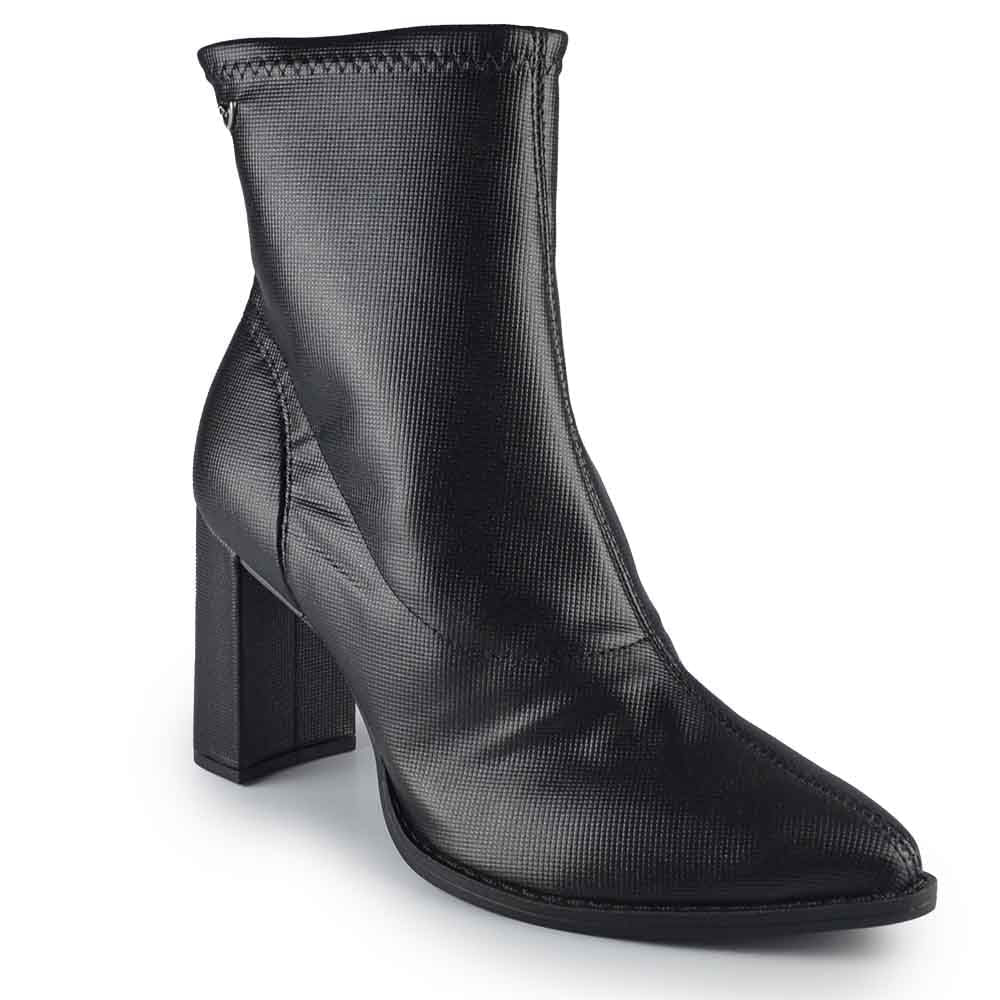 Bota Cano Curto Salto Alto Mississipi Feminina MA123 - Foto 2