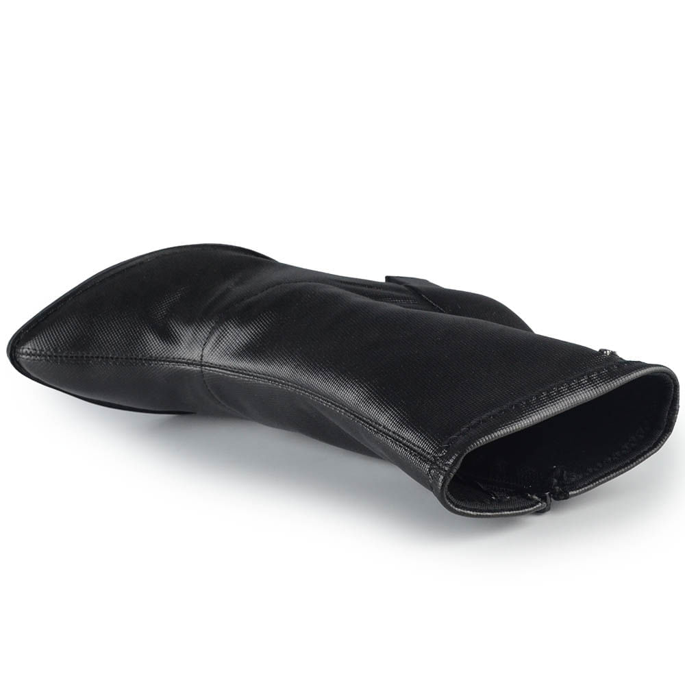 Bota Cano Curto Salto Alto Mississipi Feminina MA123 - Foto 4