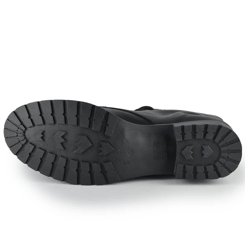 Coturno Cano Médio Via Marte Feminina Salto Baixo Bloco 031-001-01 - Foto 5