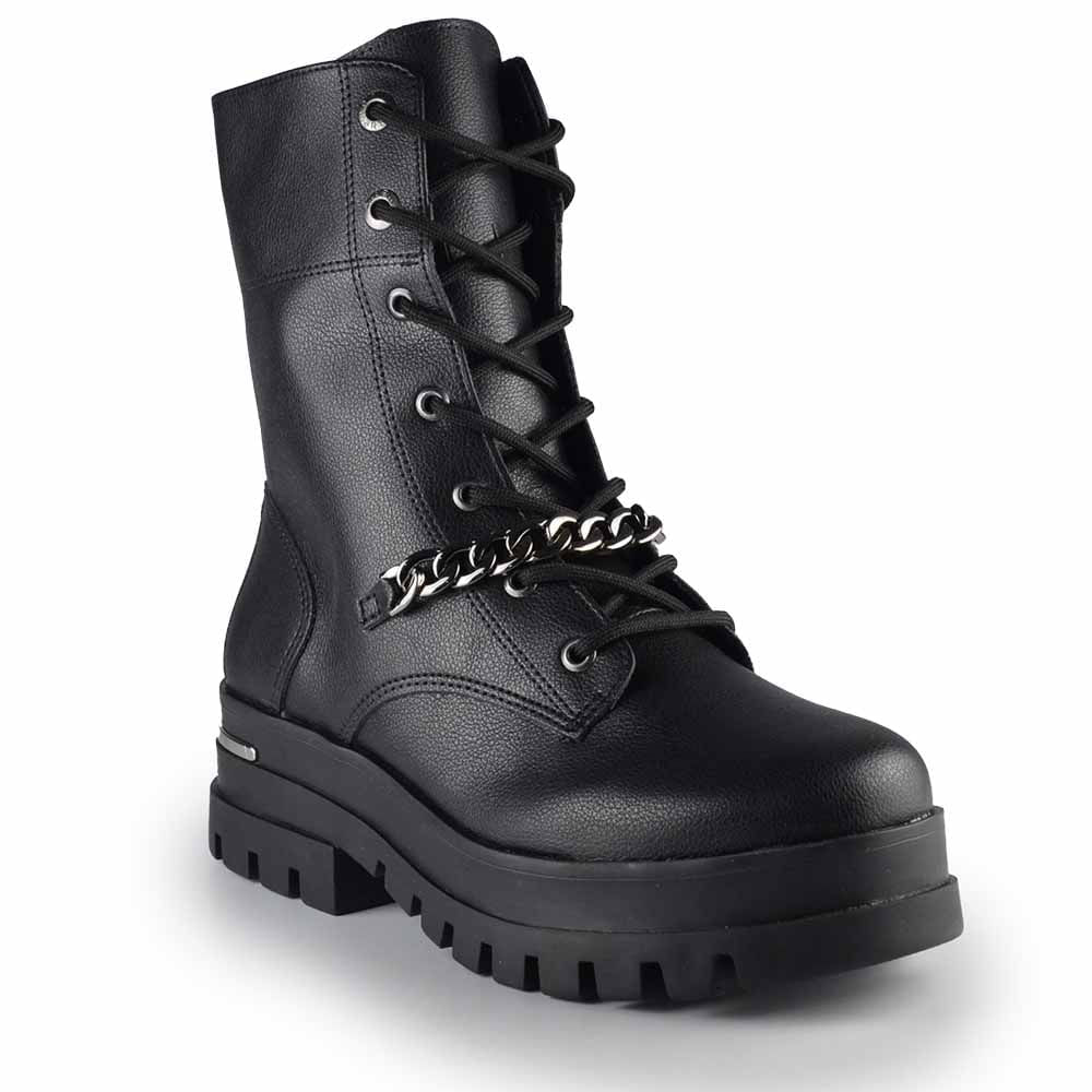 Coturno Cano Médio Via Marte Feminino Tratorado 007-002-01 - Foto 2