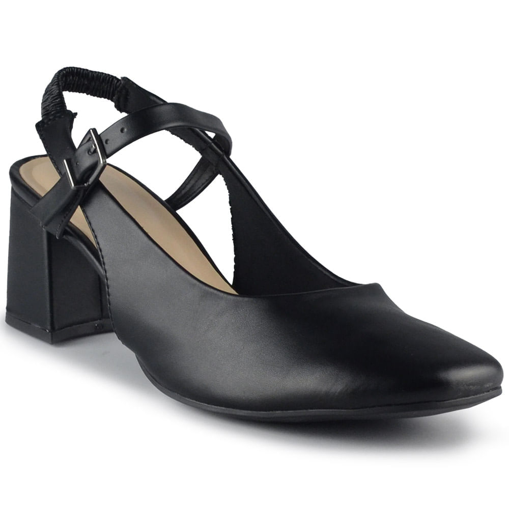 Chanel Ramarim Feminino Salto Bloco 2417131 - Foto 2