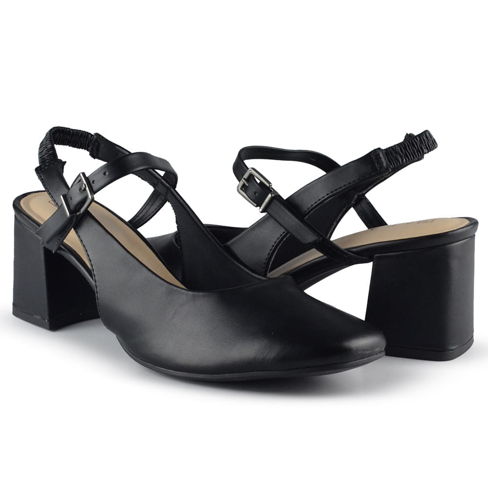 Chanel Ramarim Feminino Salto Bloco 2417131 - Foto 6