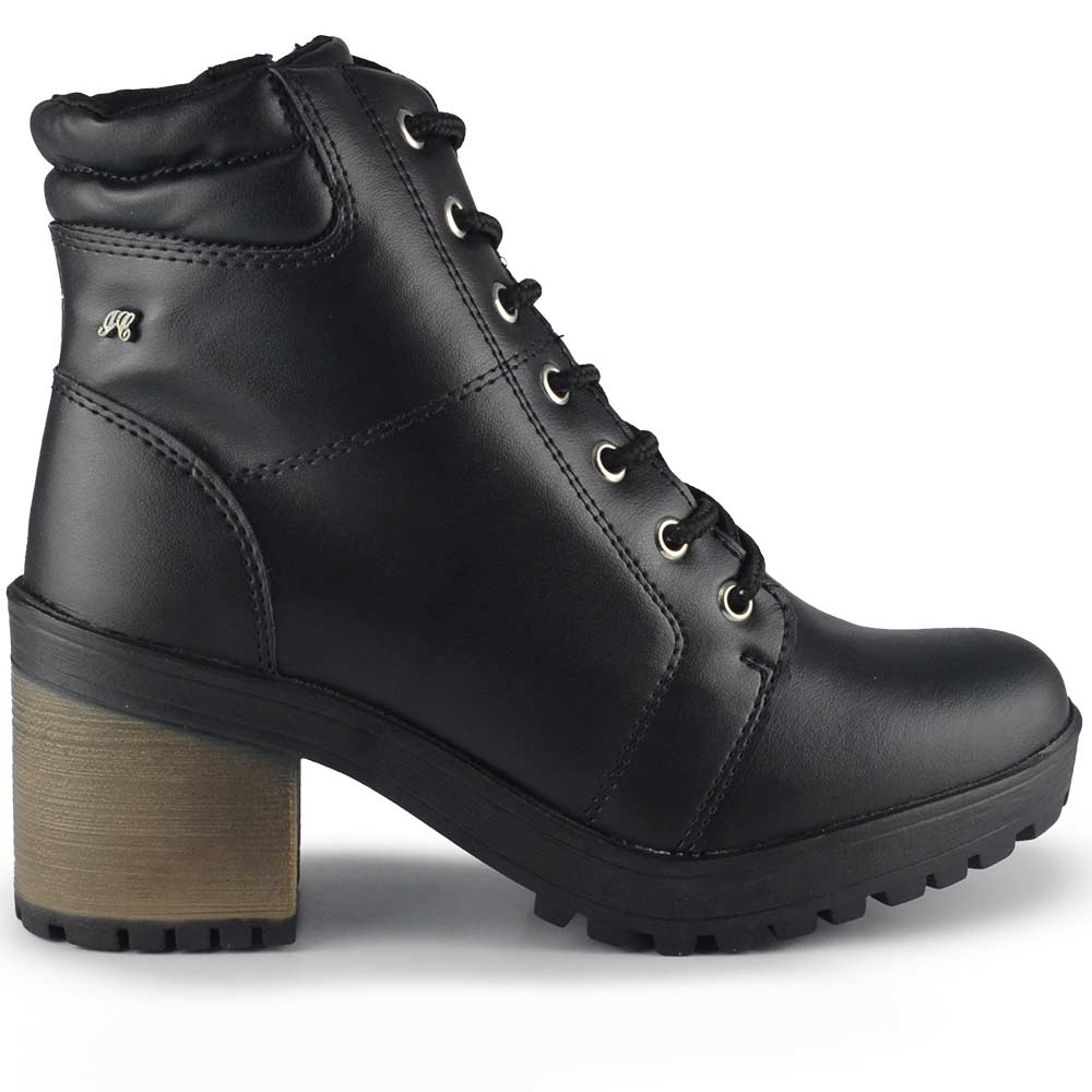 Coturno Lacolly Feminino Salto Alto Bloco 9732 - Foto 1