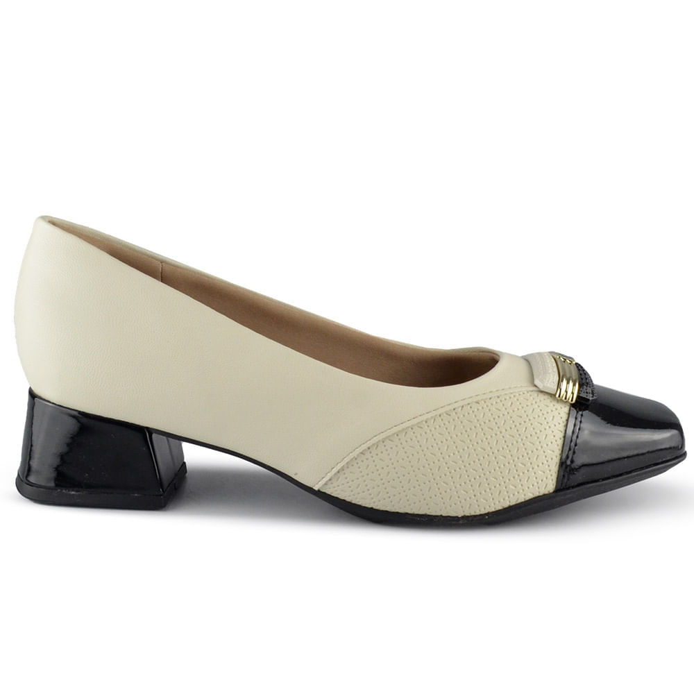 Sapato Piccadilly Feminino Salto Médio 160078 - Foto 1