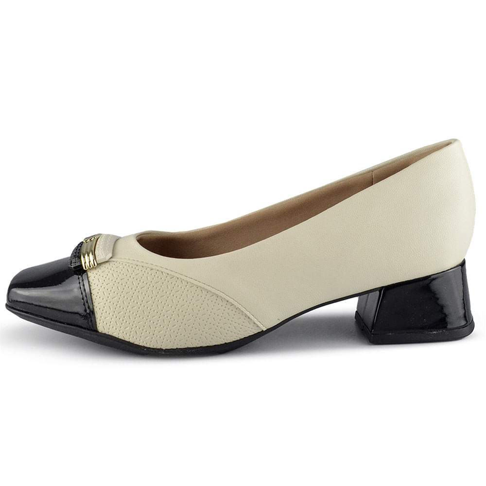 Sapato Piccadilly Feminino Salto Médio 160078 - Foto 3