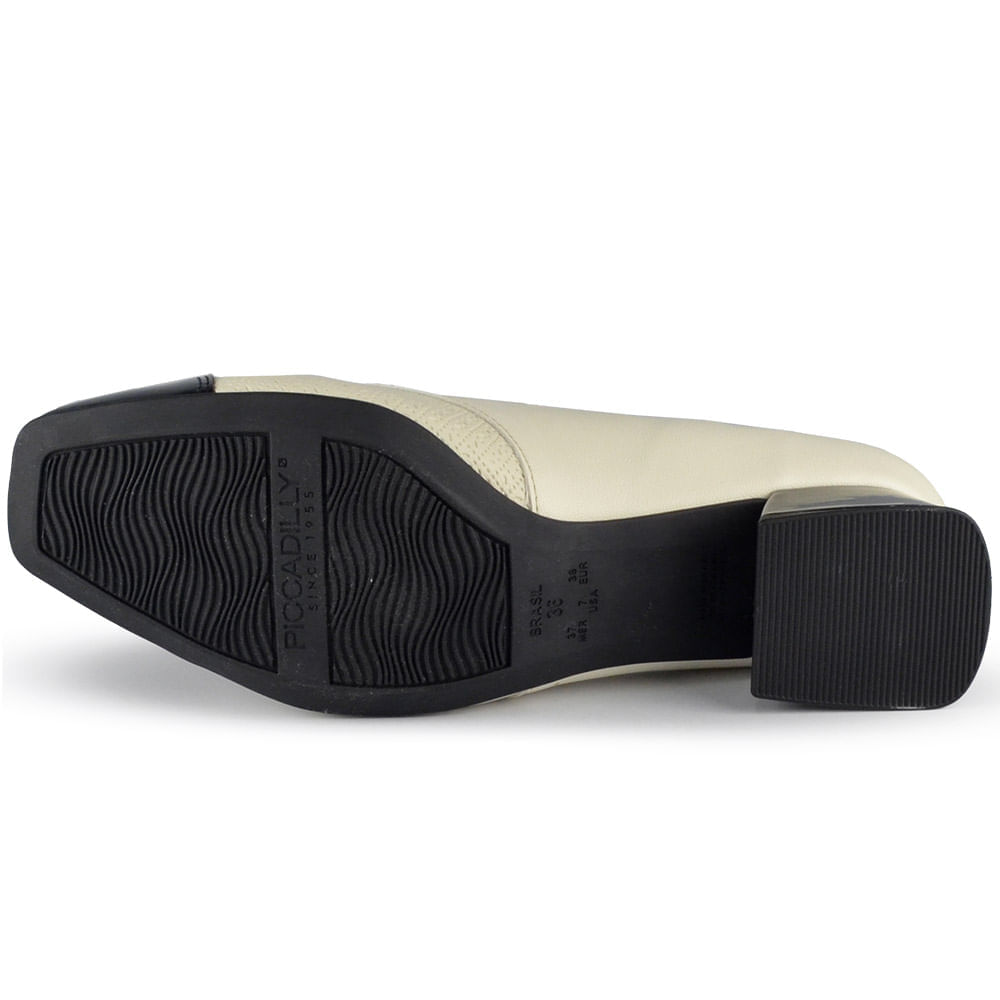 Sapato Piccadilly Feminino Salto Médio 160078 - Foto 5