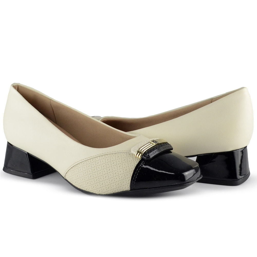 Sapato Piccadilly Feminino Salto Médio 160078 - Foto 6