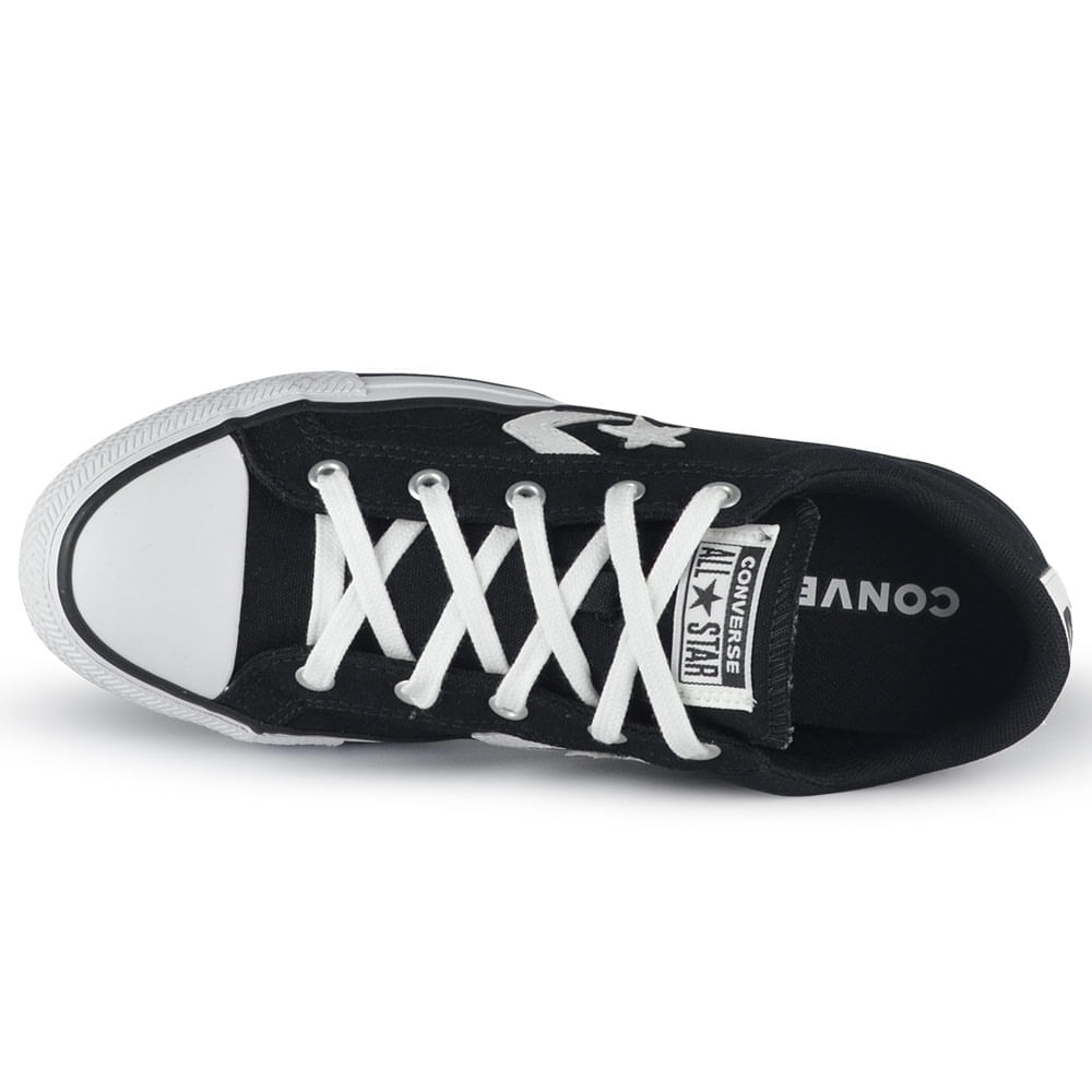 Tênis Casual Converse All Star XS Preto CO05050001 - Foto 4