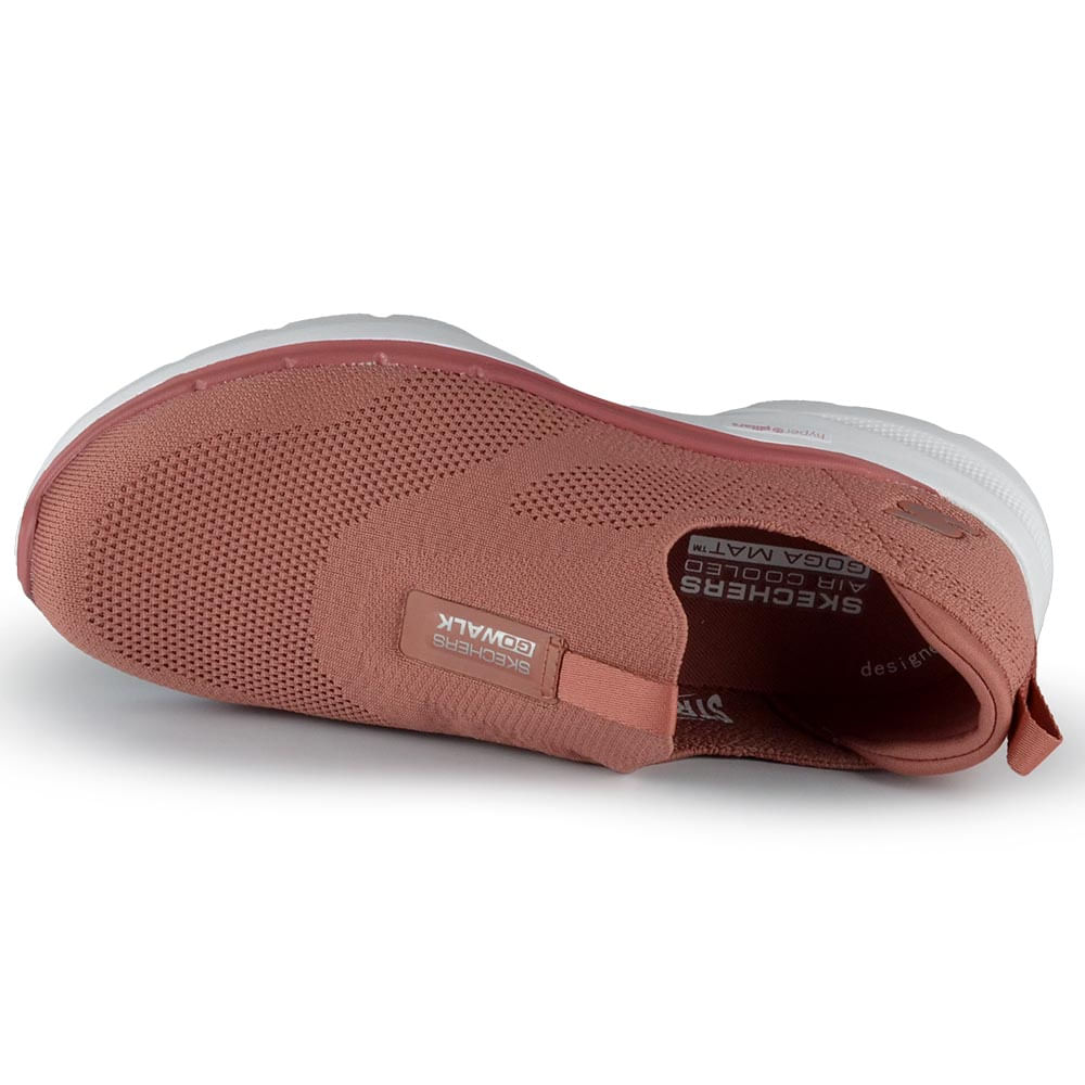 Tênis Esportivo Skechers Feminino Walk 6 124502BR - Foto 4