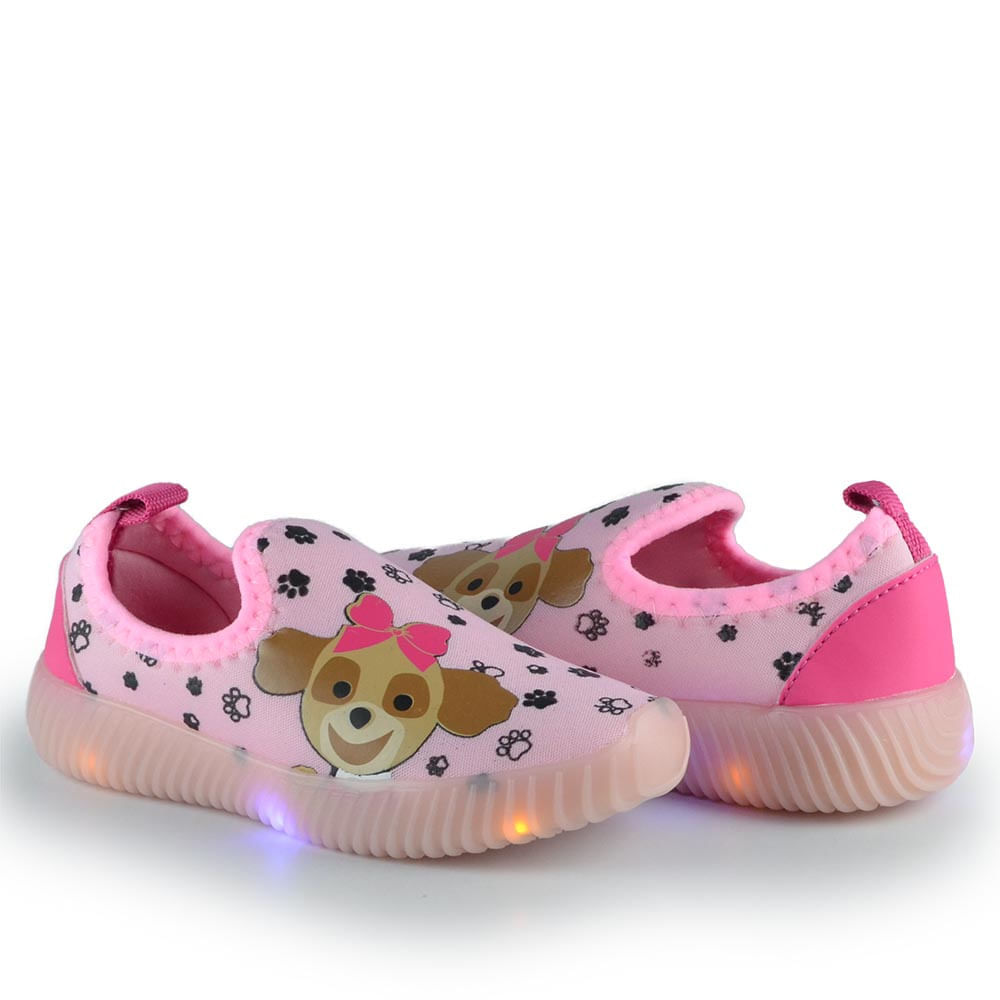 Tênis Infantil Batatinha Feminino Luz 172 - Foto 6