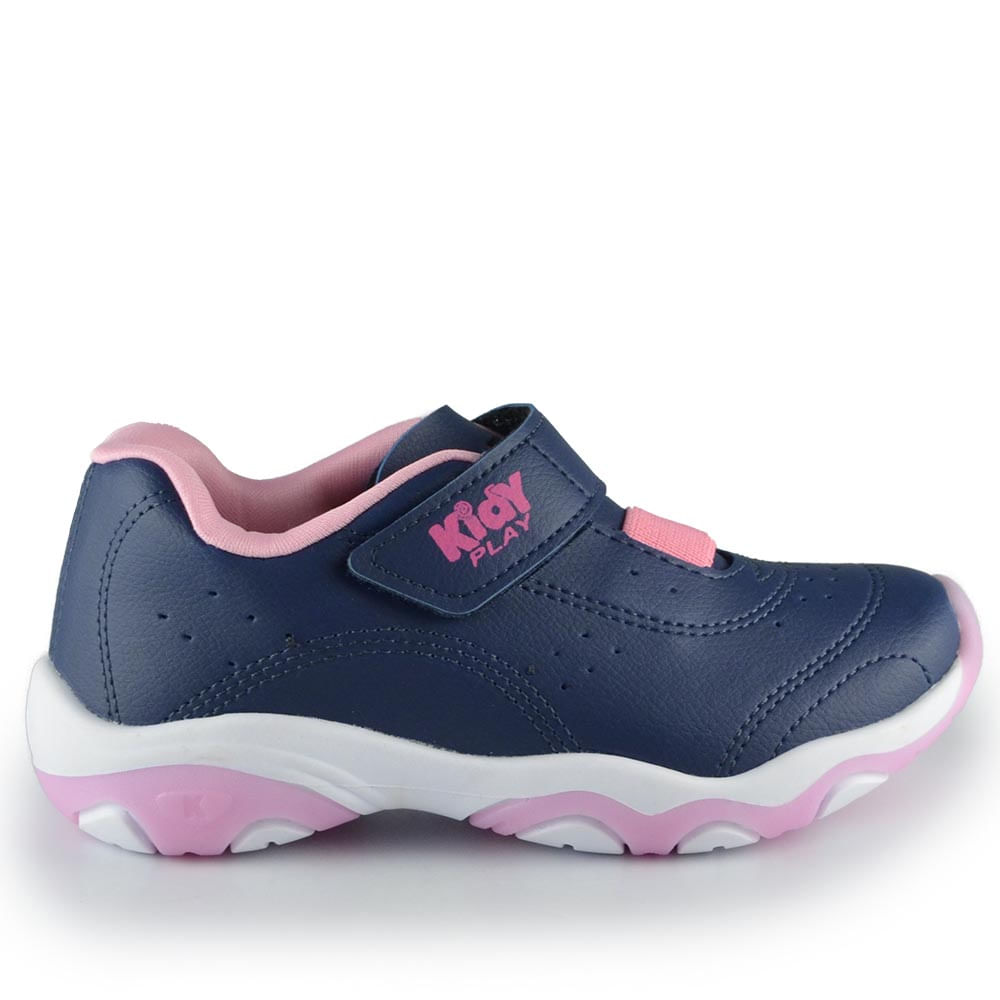 Kit Tênis Infantil Feminino Play 007-1671 Lojas Kikos