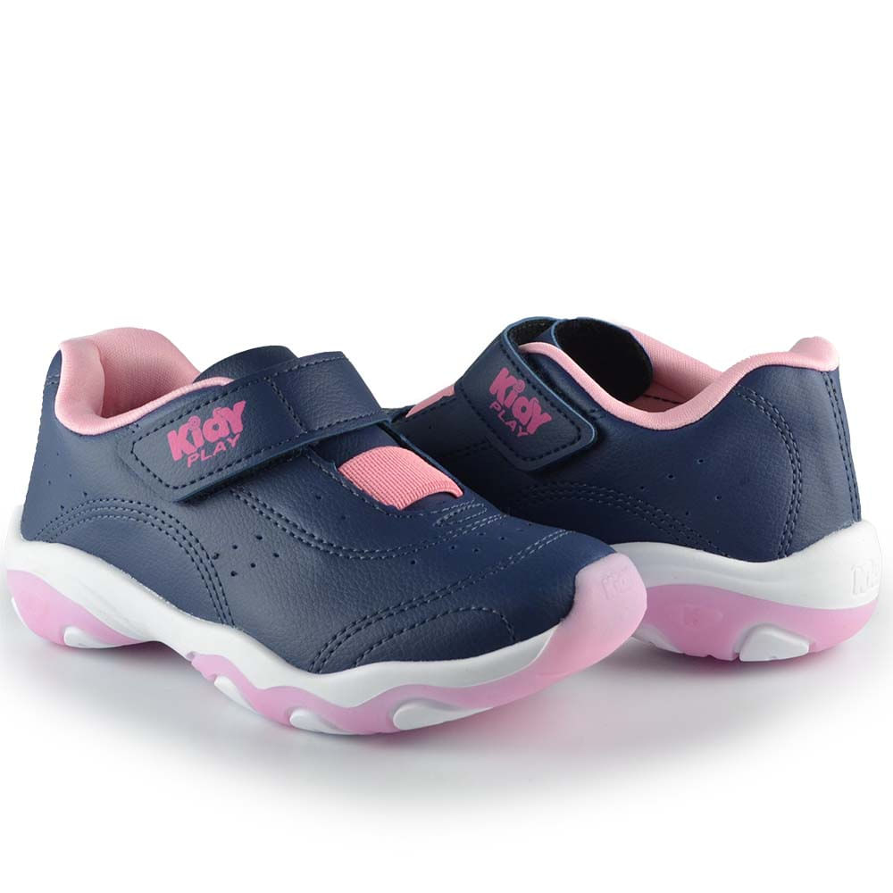Kit Tênis Infantil Feminino Play 007-1671 Lojas Kikos