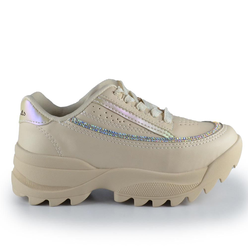 Tênis Infantil Pink Cats Tratorado V3463 - Foto 1