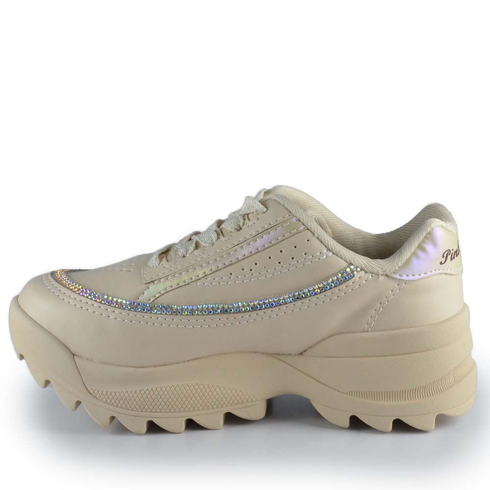 Tênis Infantil Pink Cats Tratorado V3463 - Foto 3