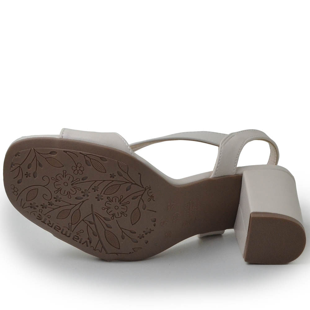 Sandália Via Marte Feminina Salto Alto 164-001-01 - Foto 5