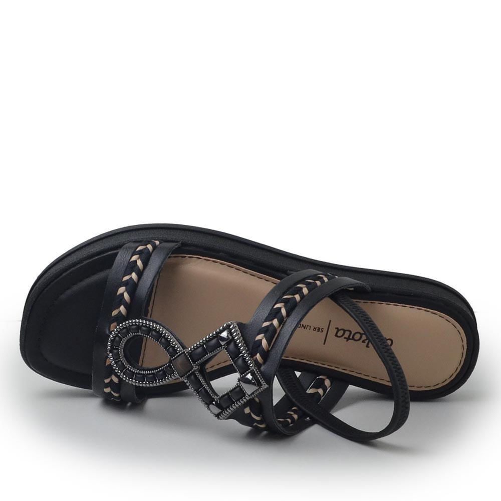 Sandália Rasteira Dakota Feminina Y7971 - Foto 4