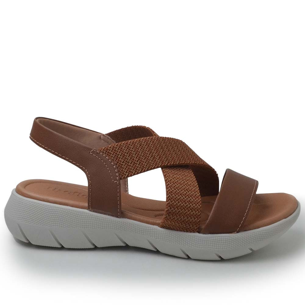 Sandália Anabela Usaflex Feminina AL1403 Lojas Kikos