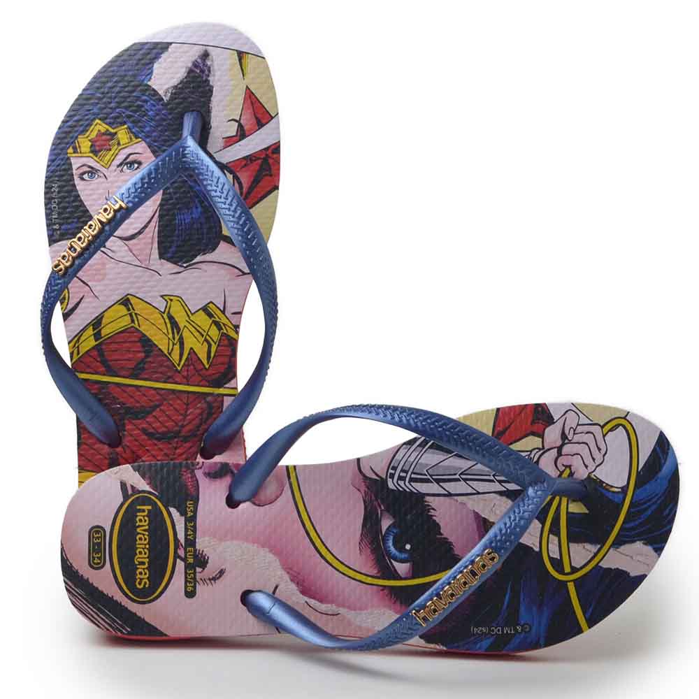 Chinelo Havaianas Feminino SLIM WONDER WOMAN - Foto 1