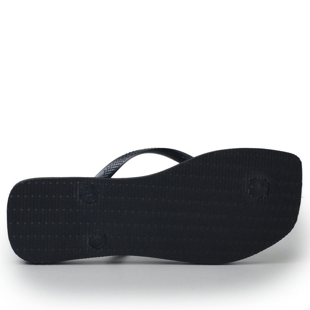 Chinelo Havaianas Feminino Slim SQUARE LOGO MET - Foto 3