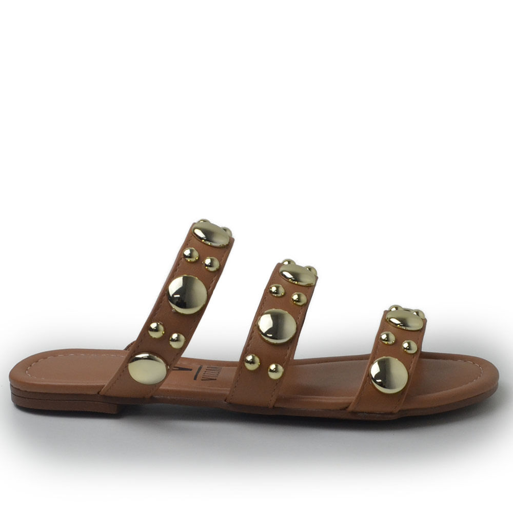 Sandália Rasteira Vizzano Feminina 6235.1701 - Foto 1