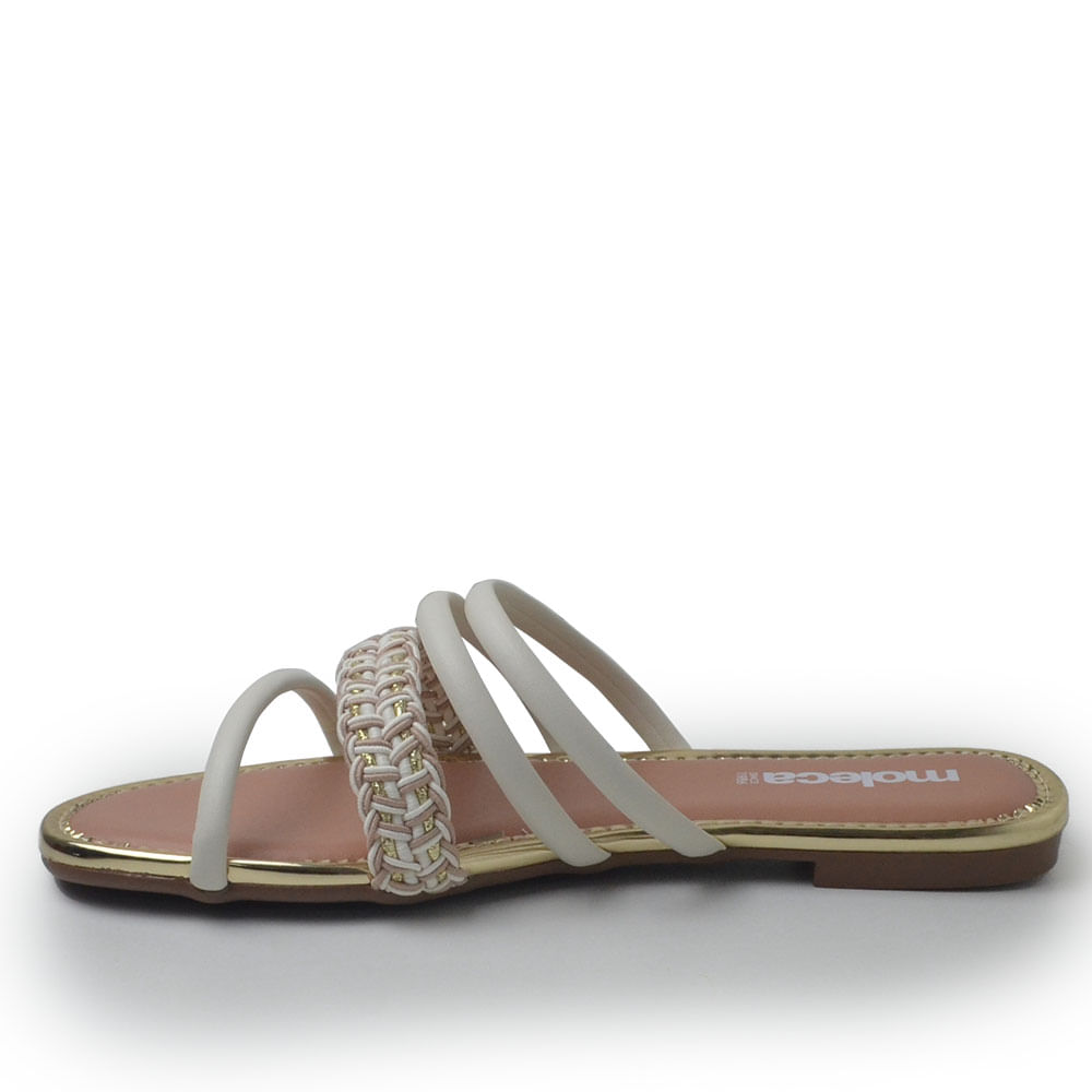 Sandália Rasteira Moleca Feminina 5435.545 - Foto 3