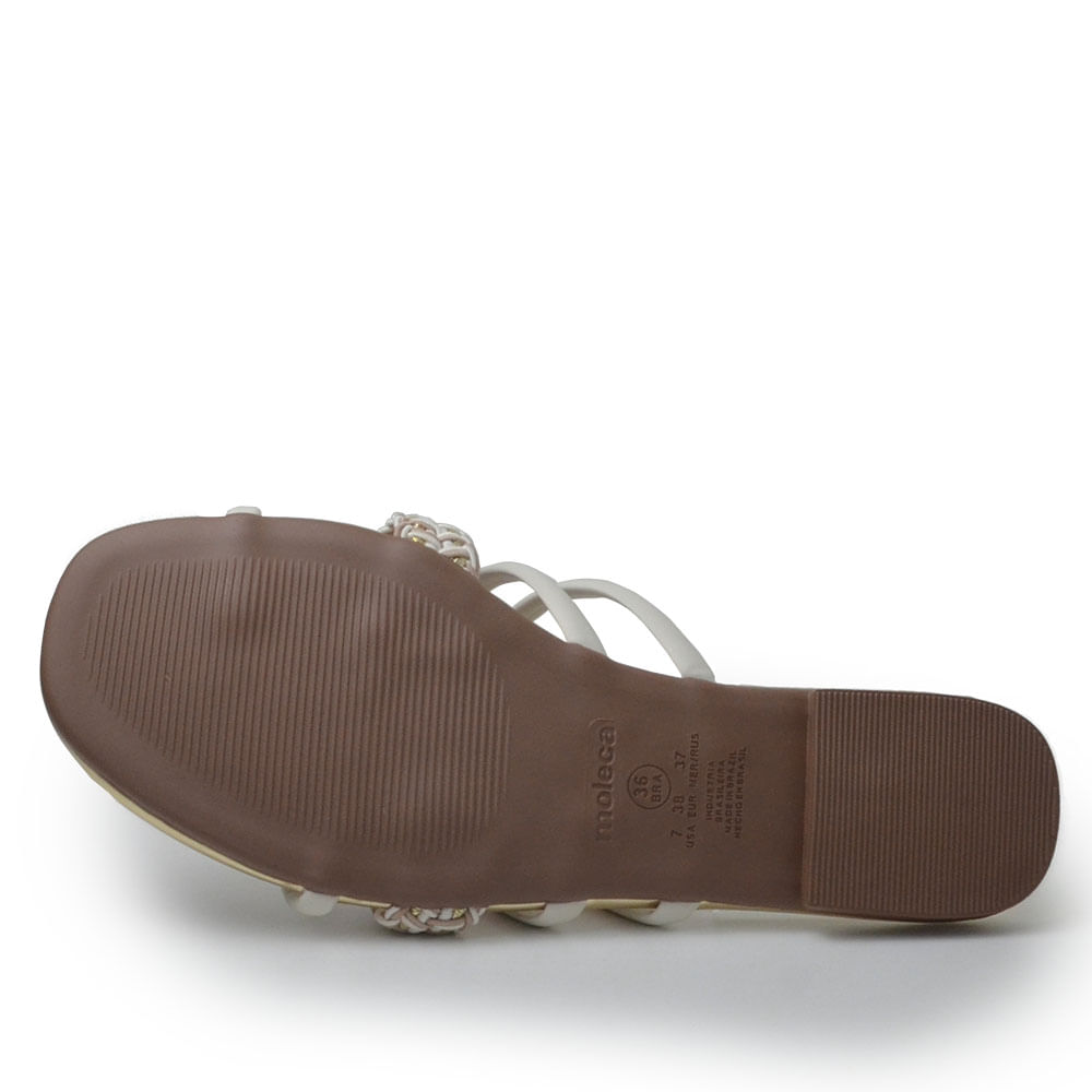 Sandália Rasteira Moleca Feminina 5435.545 - Foto 5