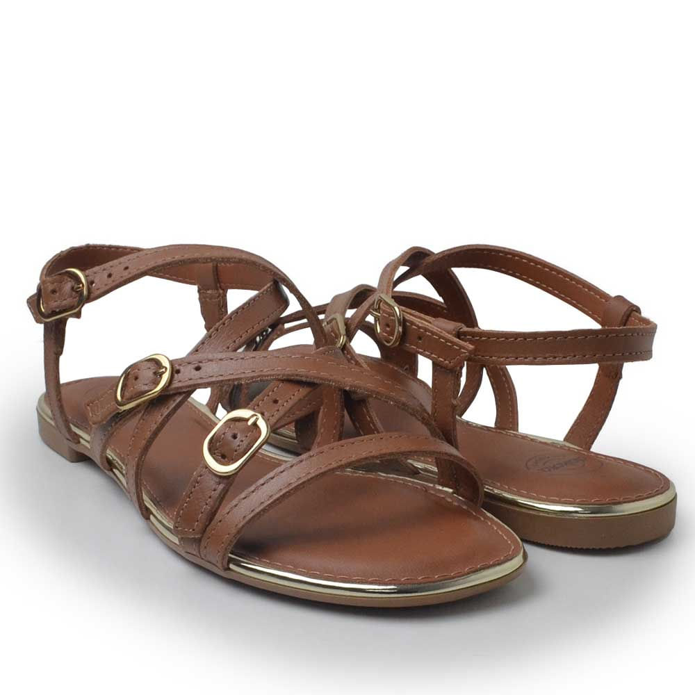 Sandália Rasteira Dakota Feminina Y8002 - Foto 6