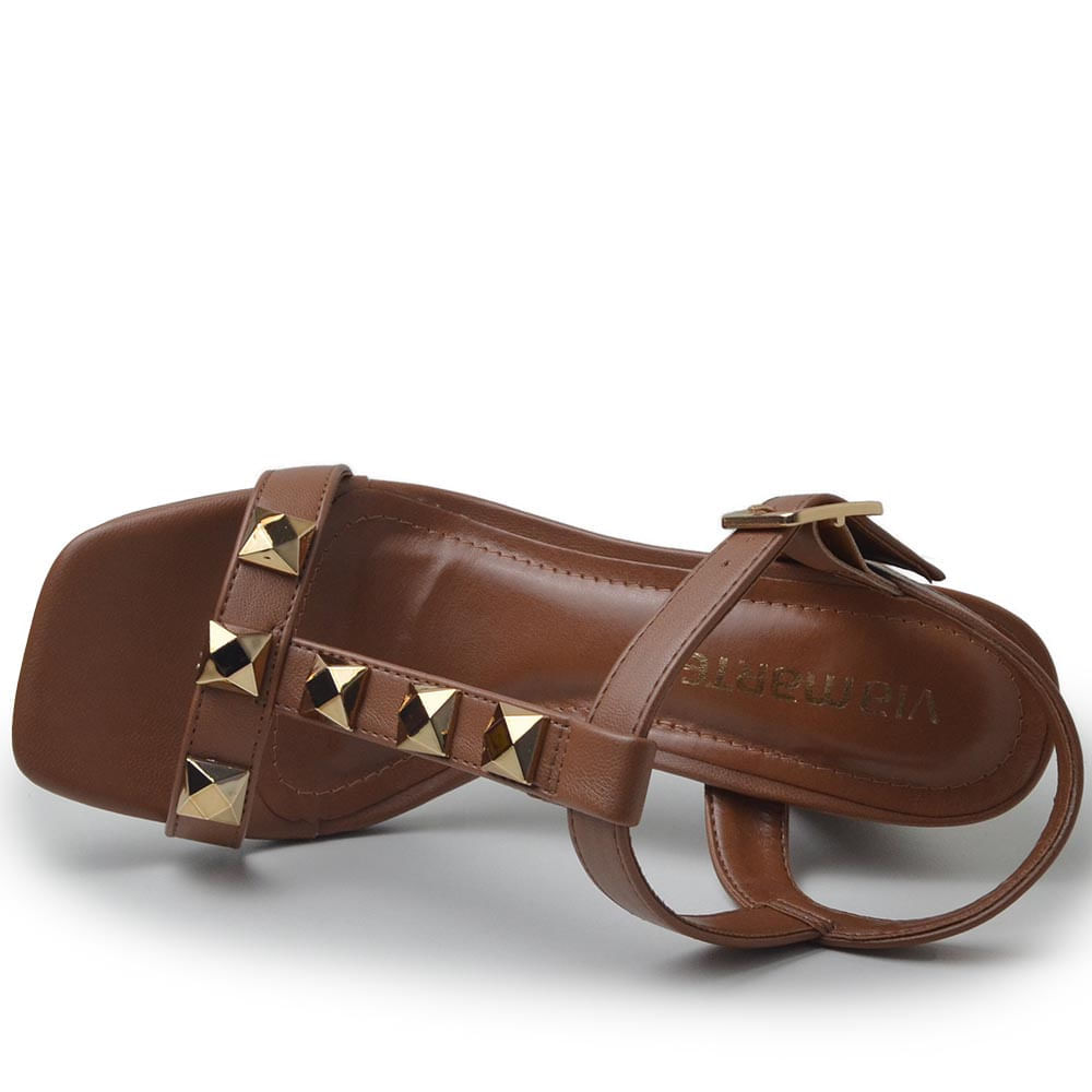 Sandália Via Marte Feminina Salto Alto 139-001-01 - Foto 4