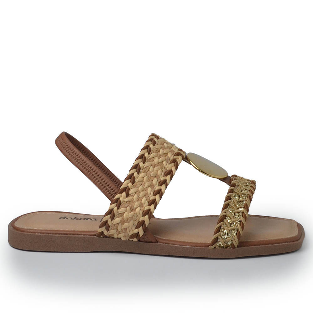 Sandália Rasteira Dakota Feminina Y8102 - Foto 1