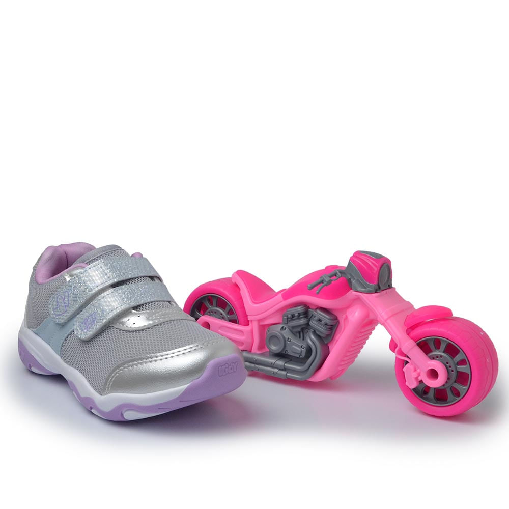 Kit Tênis Infantil Kidy Feminino Play 007-1818 - Foto 2