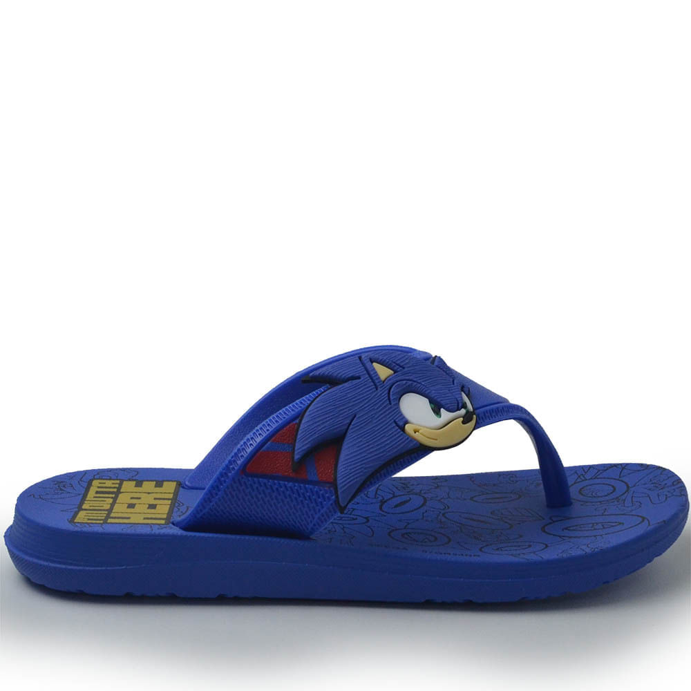 Chinelo Infantil Grendene Masculino Sonic 24 Rings 23162 - Foto 2