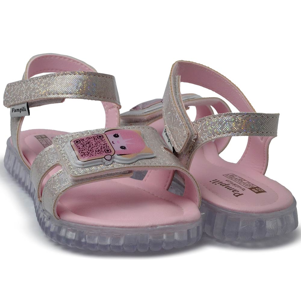 Sandália Papete Infantil Pampili Feminina 123.272 - Foto 6