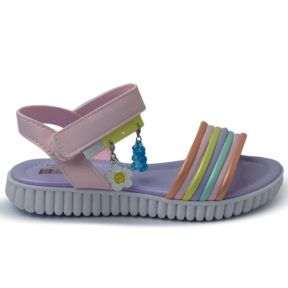 Sandália Papete Infantil Pampili Feminina 123.273 - Foto 1