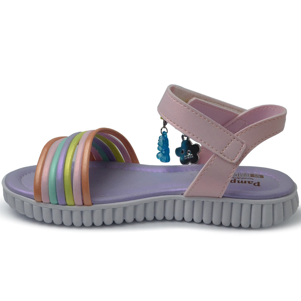 Sandália Papete Infantil Pampili Feminina 123.273 - Foto 3