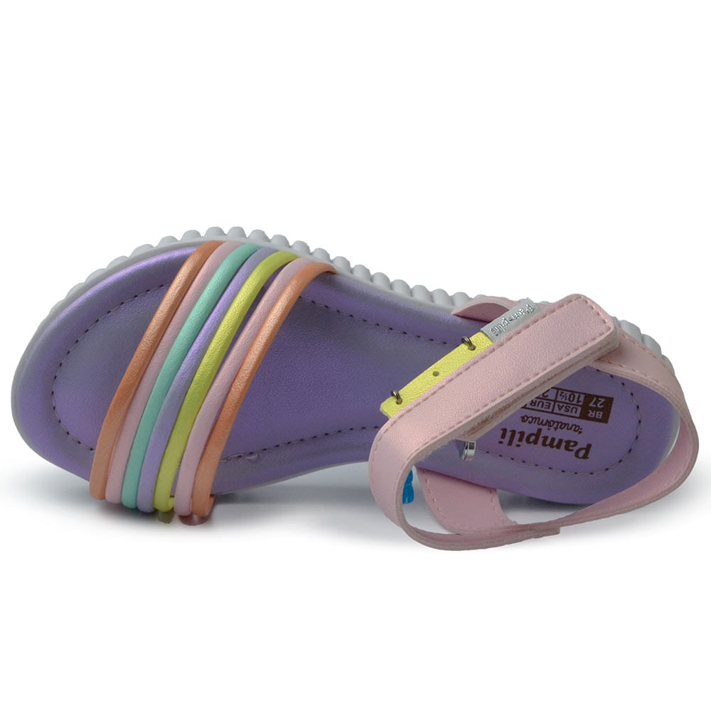 Sandália Papete Infantil Pampili Feminina 123.273 - Foto 4