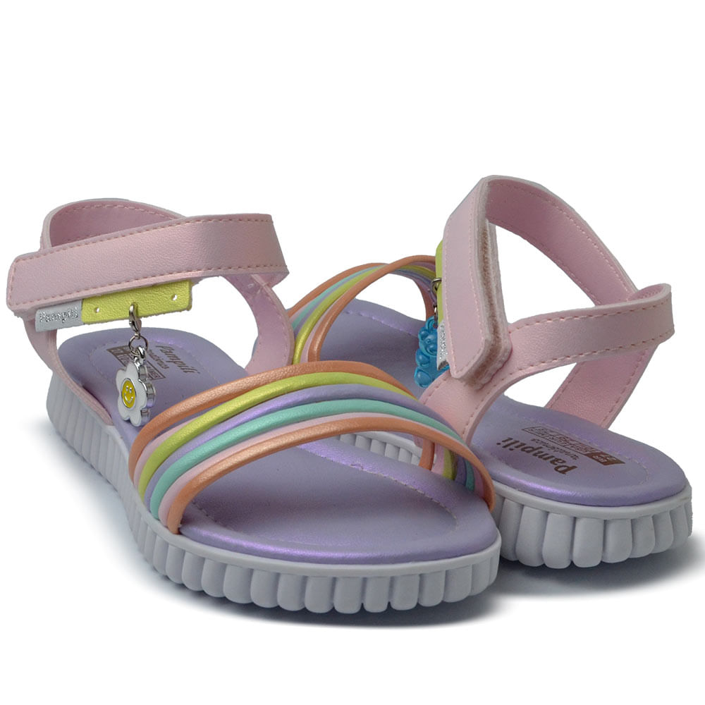 Sandália Papete Infantil Pampili Feminina 123.273 - Foto 6