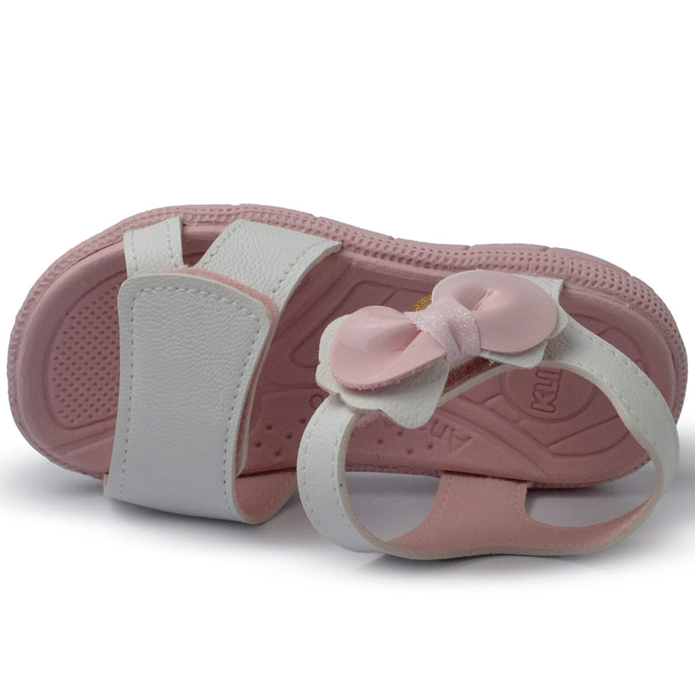 Sandália Papete Infantil Klin Feminina TicTac 171.225 - Foto 4