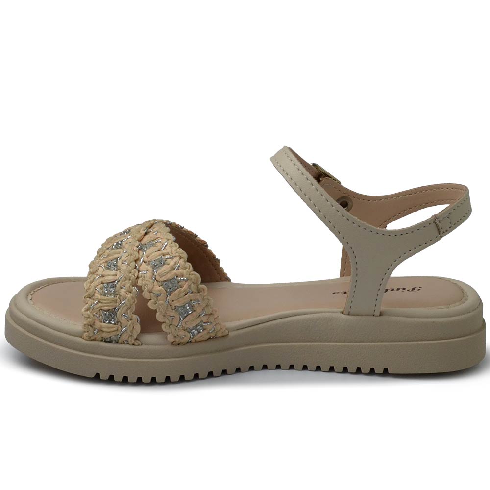 Sandália Flatform Infantil Pink Cats Feminina V4802 - Foto 3