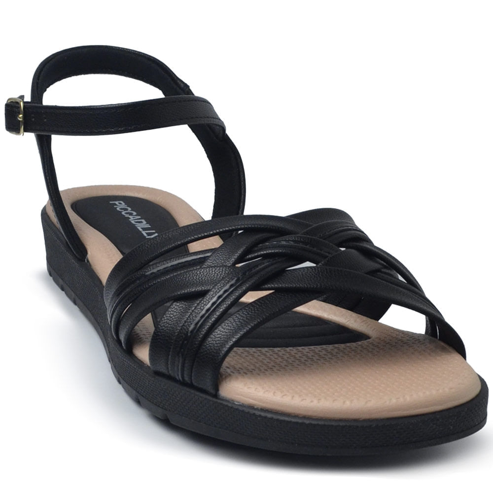 Sandália Rasteira Piccadilly Feminina 410035 - Foto 2