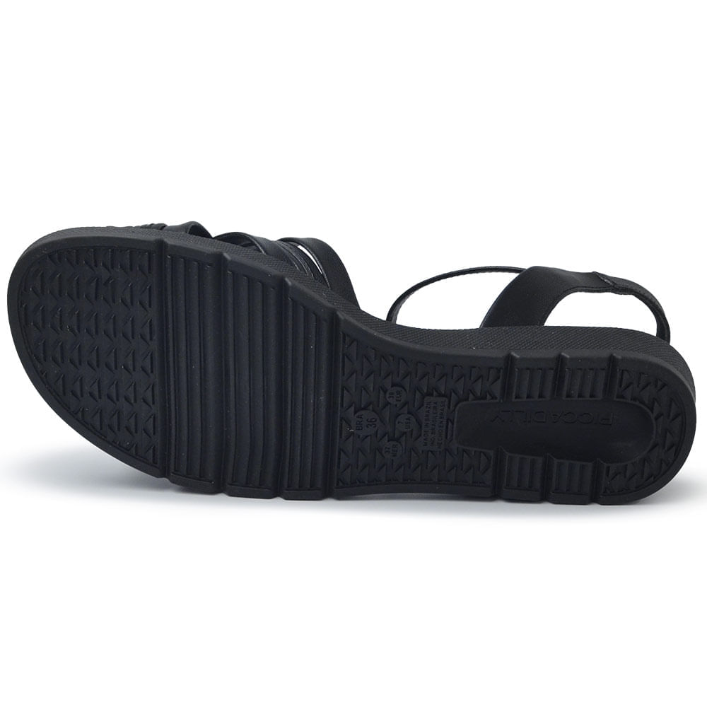 Sandália Rasteira Piccadilly Feminina 410035 - Foto 5