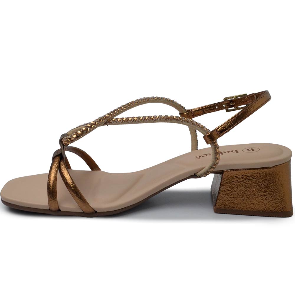 Sandália Bebece Feminina Salto Baixo Bloco T5267-406 - Foto 3