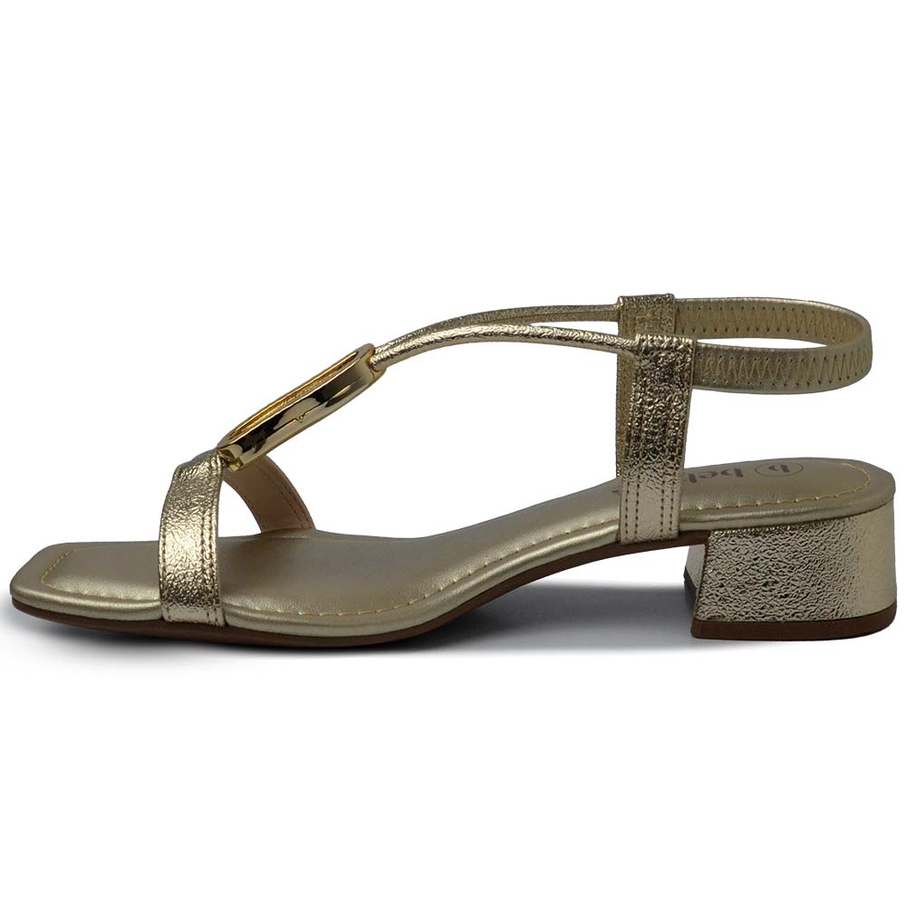 Sandália Bebece Feminina Salto Baixo T3219-086 - Foto 3