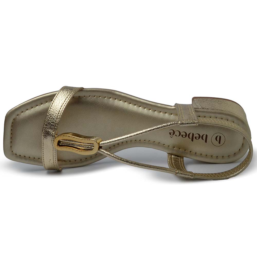 Sandália Bebece Feminina Salto Baixo T3219-086 - Foto 4