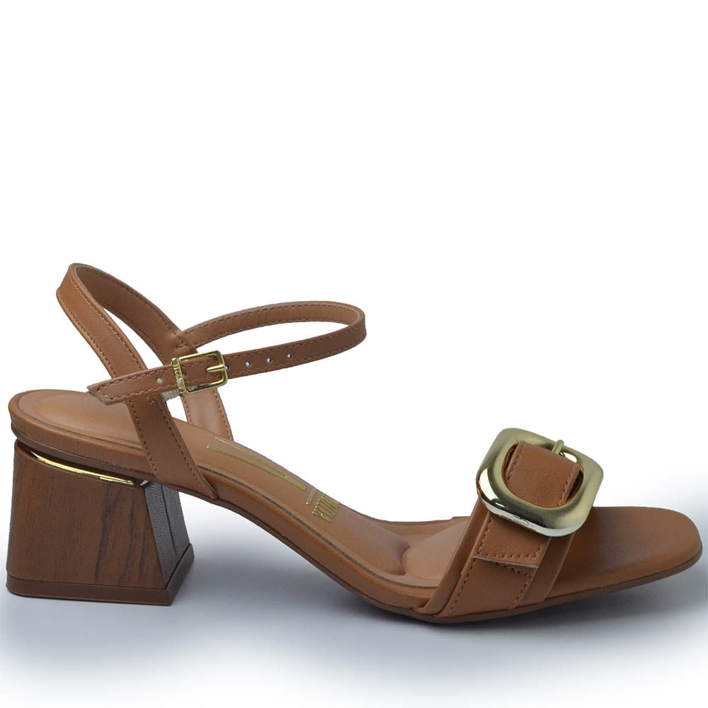 Sandália Vizzano Feminina Salto Médio Lojas Kikos