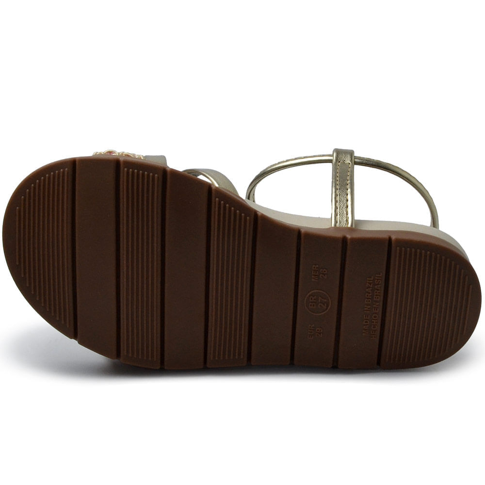 Sandália Infantil Pe com Pe Feminina Lunna 36088 - Foto 5