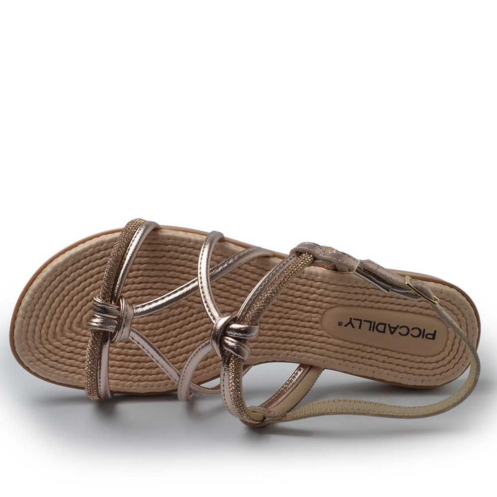 Sandália Rasteira Piccadilly Feminina 513011 - Foto 4