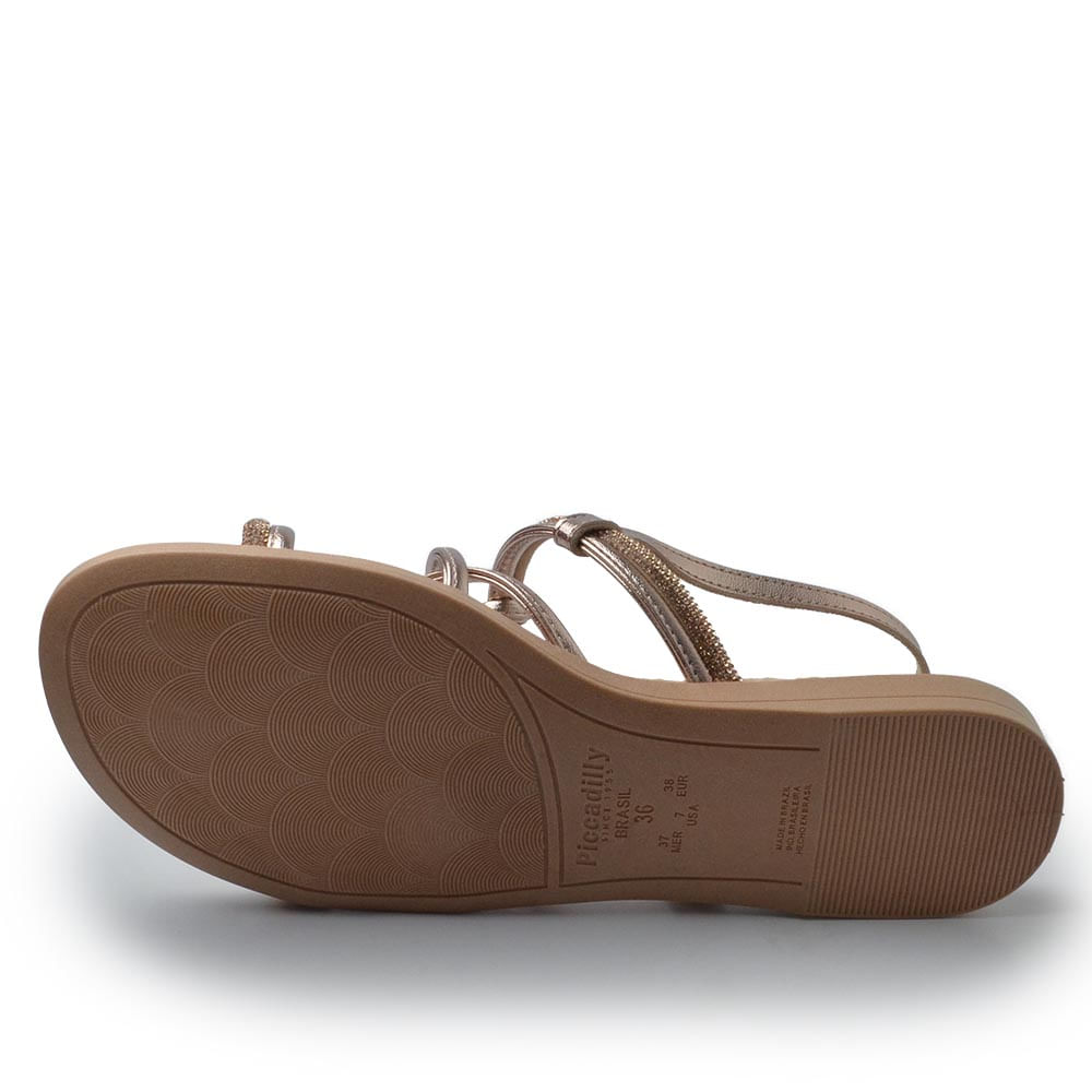 Sandália Rasteira Piccadilly Feminina 513011 - Foto 5