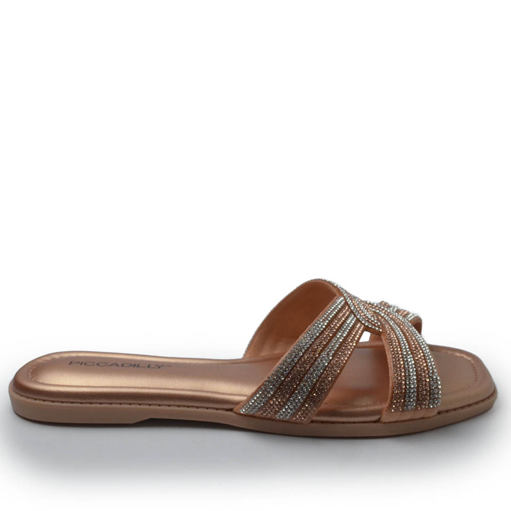 Sandália Rasteira Piccadilly Feminina 508050 - Foto 1