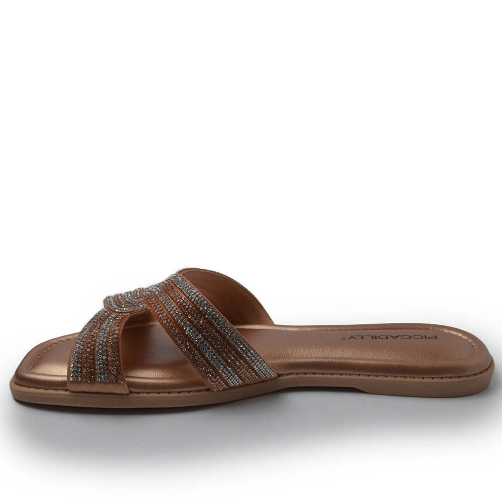 Sandália Rasteira Piccadilly Feminina 508050 - Foto 3